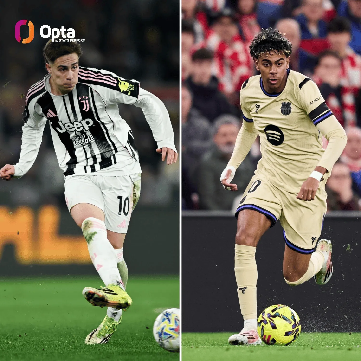 GG扑克官网-本赛季五大联赛只有亚马尔、伊尔迪兹过人65+和创造机会50+